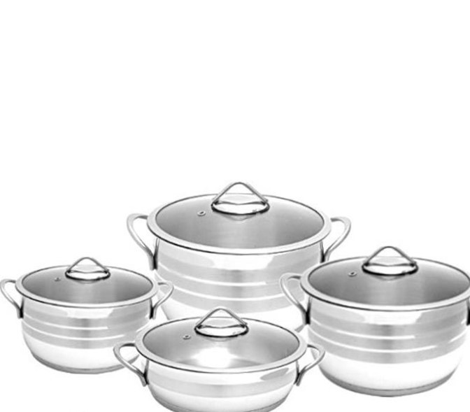 سرویس قابلمه 8 پارچه استیل یونیک کد UN-9900