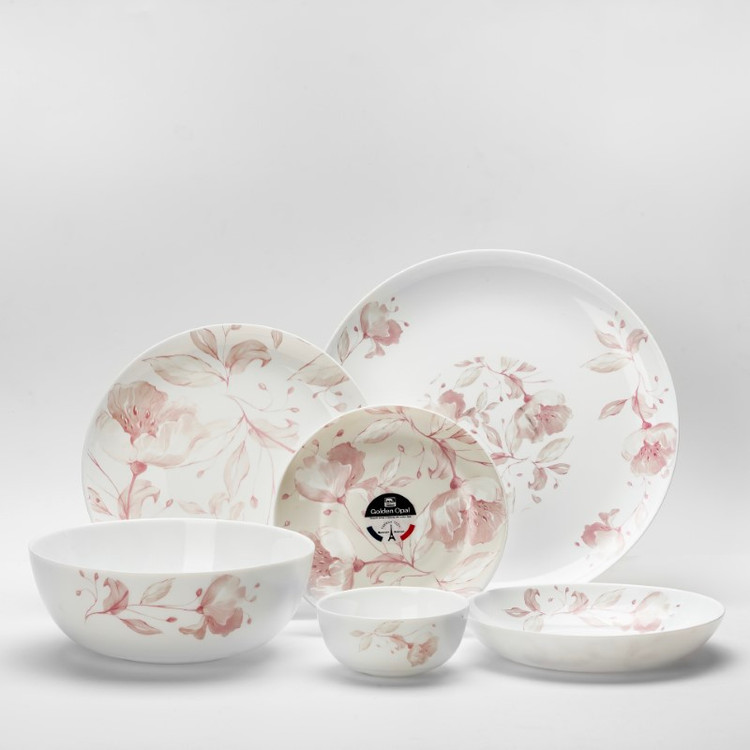 سرویس آرکوپال ۶ نفره۲۶ پارچه قالب دیوالی (Diwali) طرح مرینوس صورتی