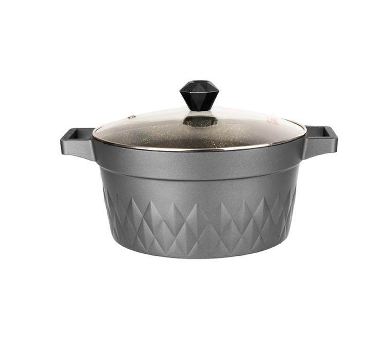 قابلمه تیتانیوم کاندید مدل اونیکس رنگ دودی (سایز 28)