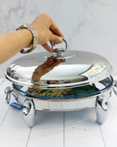 سوفله بیضی بزرگ پافیلی کروم یونیک مدل UN3107