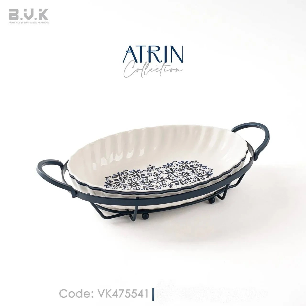 مرغ خوری بیضی سایز کوچک بی وی کی مدل آترین کد 475541