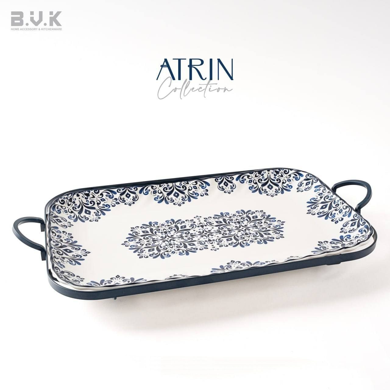 دیس مستطیل بزرگ BVK بی وی کی مدل Atrin کد VK475564
